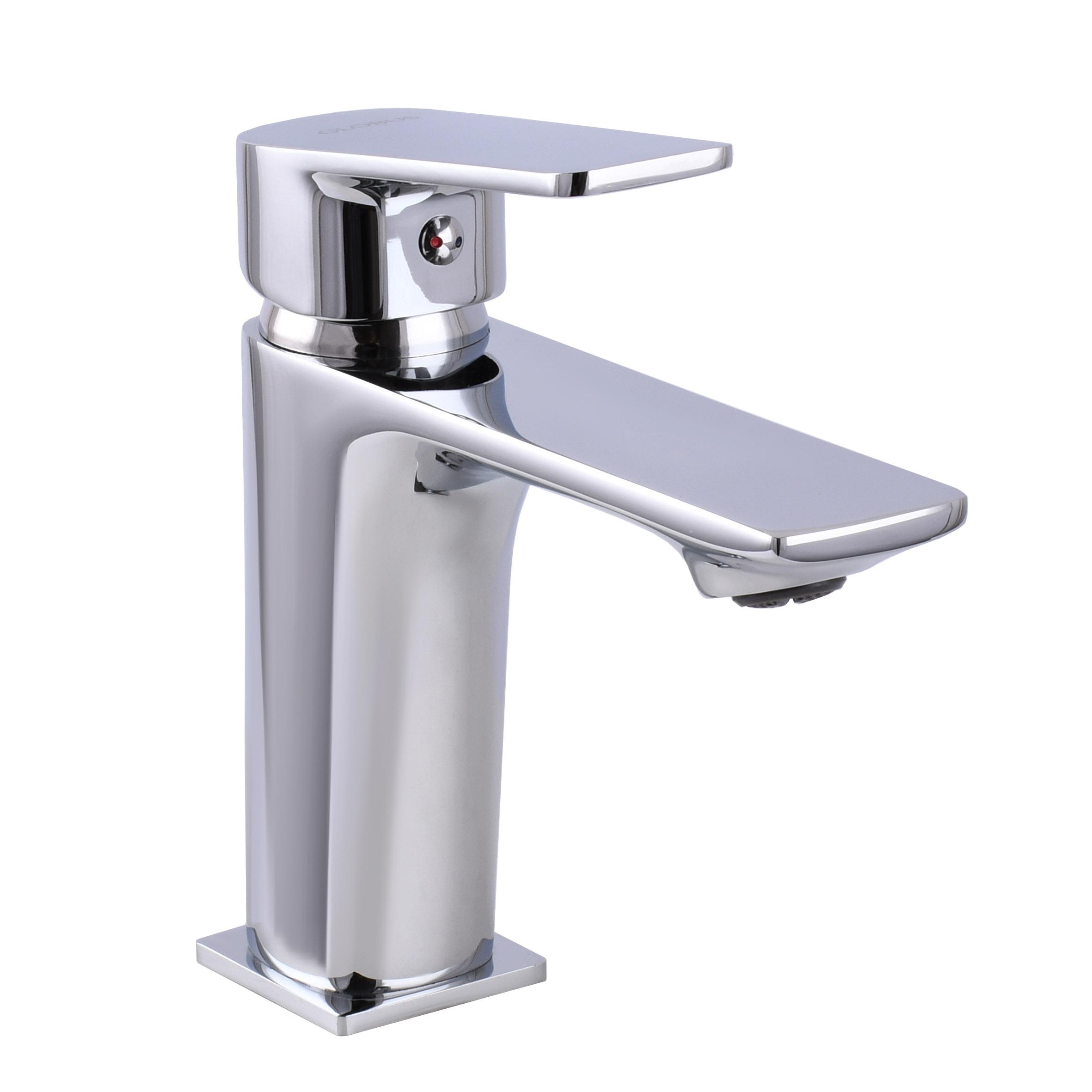 Змішувач для умивальника Globus Lux BONN GLB-0401 латунь на гайці